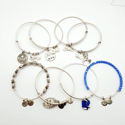 Sale Photo Thumbnail #354: Alex and Ani Silver-Tone Bangle Collection