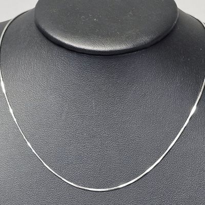 Sale Photo Thumbnail #326: 14K White Gold Snake Chain Necklace 3.5 Grams