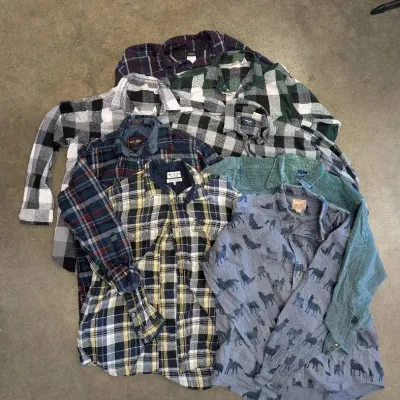 Wrangler, Columbia, Woolrich & Other Plaid, Long Sleeve Shirts 