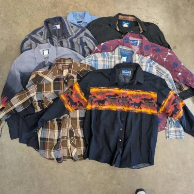 Wrangler Long Sleeve Shirts 