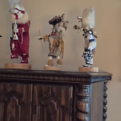 Sale Photo Thumbnail #16: Hopi Indian dolls signed