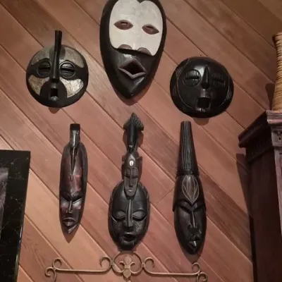 Sale Photo Thumbnail #29: Wall art, masks