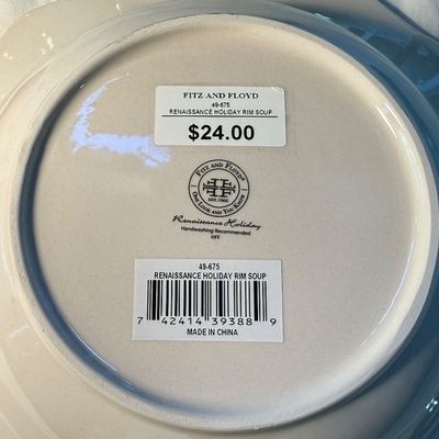 Sale Photo Thumbnail #59: .with hold gold rimmed glassware