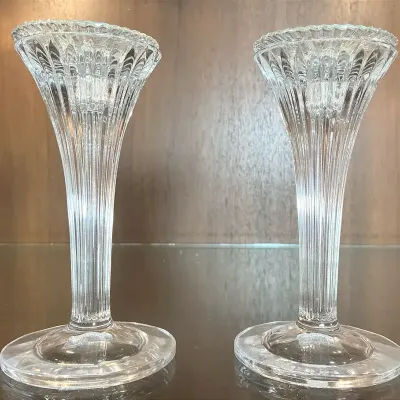 Waterford Crystal Candlesticks- Pair 