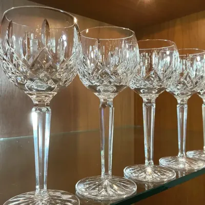 Waterford Crystal Wine Glasses- Set of 5