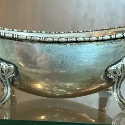Sterling Silver Footed Bowl- 22.17g 