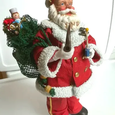 Vintage Sailing 10 Inch Santa Figurine