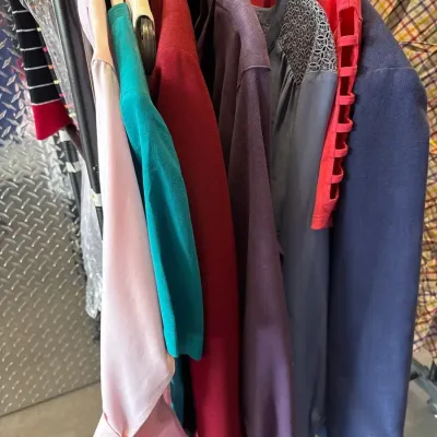 8 Women’s Tops - S/M, NWT Pink Petite Sophisticate, Savannah Silk, Casual Corner Jacket Set, Kors