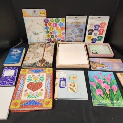 Stationary, Cards, Journals - Stickers, Address Books, Thesaurus, Mini Journal, Hallmark 