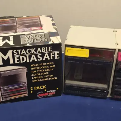 Secure Media Stackable Diskette Storage & Apps