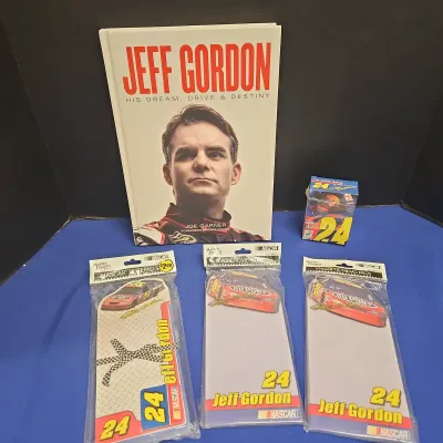 NASCAR Fans Get Your Jeff Gordon  Collectibles - Book, Trading Cards, Note Pads