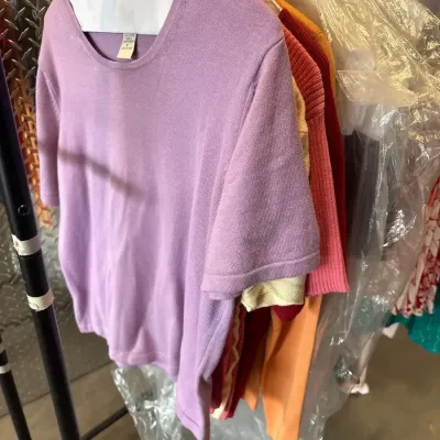 11 Women’s Casual Corner Tops - S-L, Short Sleeve Sweaters, Cotton & Silk