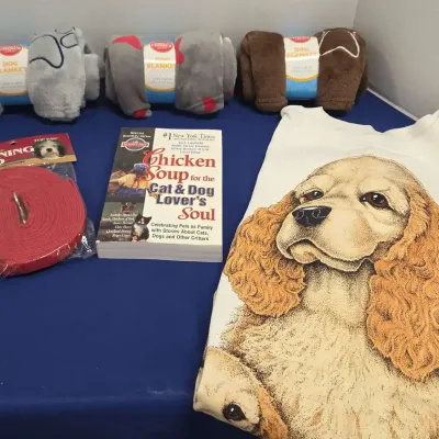 Puppy Time - 3 Dog Blankets, Dog Training Leash, Chicken Soup For The Soul Book, Shirt
