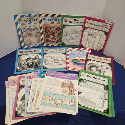 Vintage Teacher Created Materials Literature Unit Study Guides
