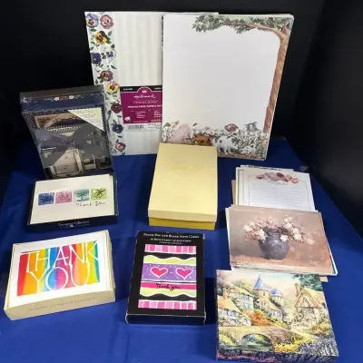 Stationary - Thank You Cards, Notepad, Envelopes, Hallmark Designed Paper