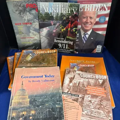Educational Periodicals - 9/11 & Joe Biden Magazines, Civics & Reading Teacher Sourcebook