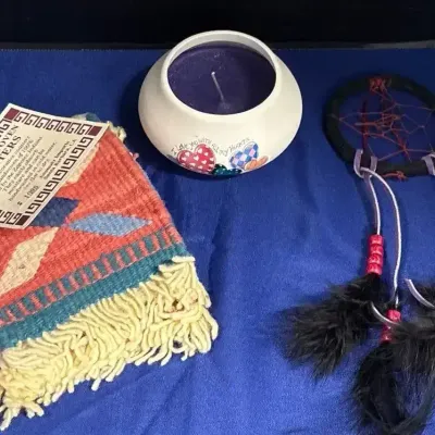 Southwest Decor - NEW Zapotec Woven Coasters, I Love You With Candle, Dreamcatcher