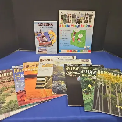 Vintage Books & Magazines On Arizona - Arizona Highways & Curiosities 