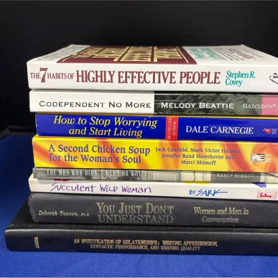 8 Self-Improvement Books - 7 Habits, Second Chicken Soup, Succulent Wild Woman