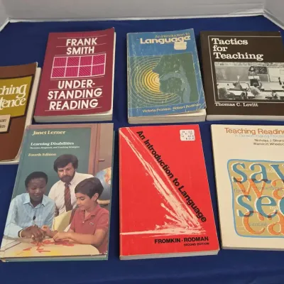 Vintage Education and Linguistics Textbooks