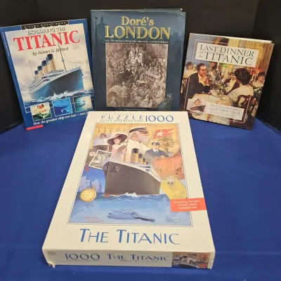 Classic Books & Puzzles - Titanic & London, UK, History