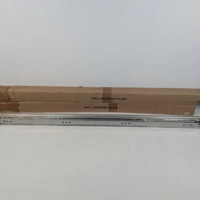 Sale Photo Thumbnail #115: Heavy-duty ball bearing drawer slides, new in original cardboard packaging.