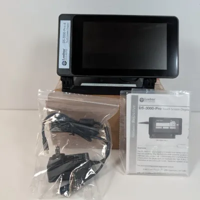 Sale Photo Thumbnail #165: Loadstar Sensors DS-3000-Pro-4 touch screen display unit, complete with its power adapter and user manual.