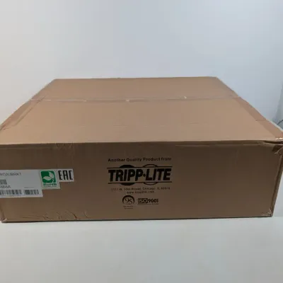 Sale Photo Thumbnail #314: Tripp-Lite SRWO2UBRKT wall-mount rack bracket, new in its original cardboard shipping box.