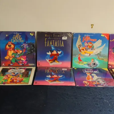 Disney Fantasia, Cinderella, Aladin & More Laserdiscs & LP