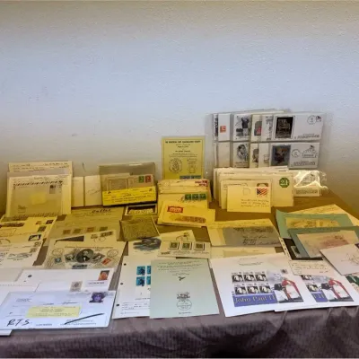 Assortment Of  Collectable Stamps And Envelopes 