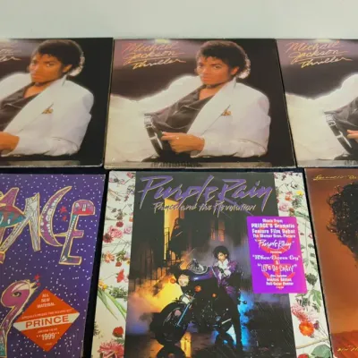 Michael Jackson & Prince Collection Lot Of 6 LPs