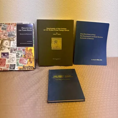 Philatelic Reference Books – Third Reich, US Plate Varieties, German Postmarks, Zeppelin