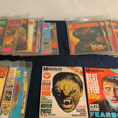 Collection Of Vintage Famous Monsters Of Filmland 1971-1975