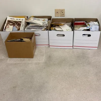 Large Mystery Lot Of Cancelled Stamps 