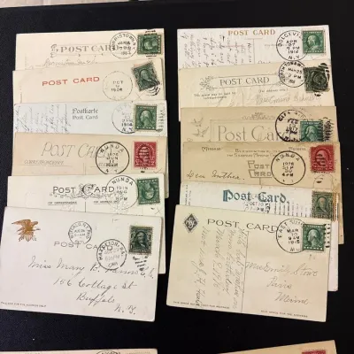 Large Collection Of Postcards Early 1900s And 1960s