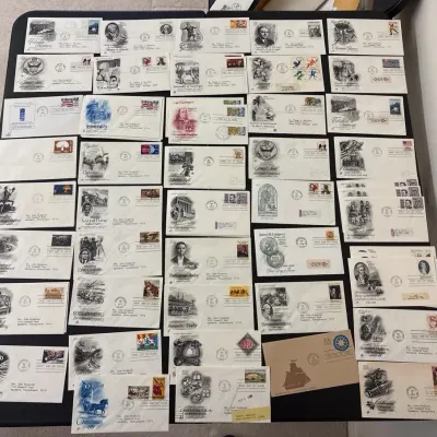 Collection Of First Day Covers (FDC) From 1970s - 2000s