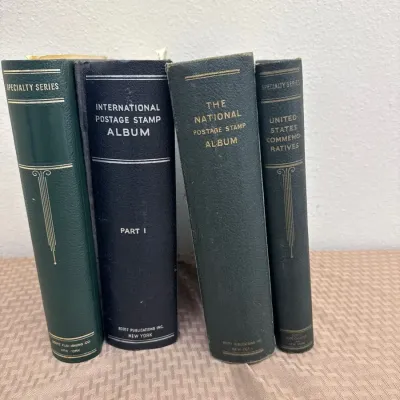 Scott Publications Stamp Albums ( 2 Have Stamps)