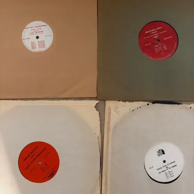 Very Rare Hammer Movie original theatrical radio-spot transcription discs
