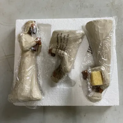 Willow Tree "The Three Wise Men" nativity figurines, brand new in original styrofoam packaging.
