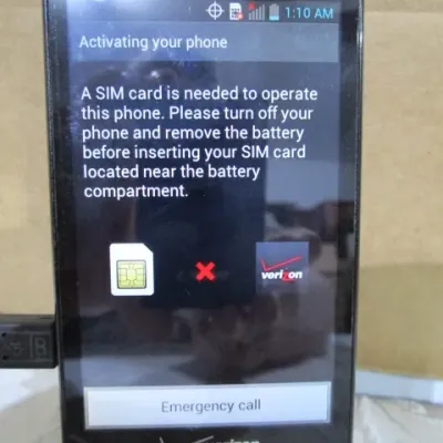 Sale Photo Thumbnail #548: Tied to Verizon, SIM card not included, See pictures