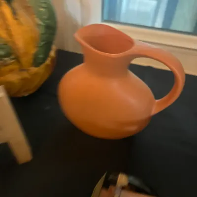 Small terracotta pitcher