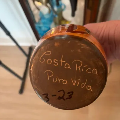 bottom of costa Rican vase