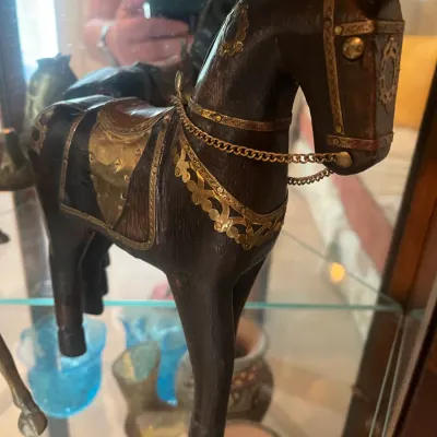 Carved Wooden Horse figurine
