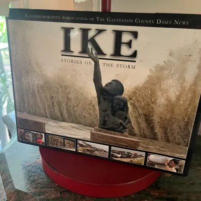"Ike: Stories of the Storm," a commemorative hardcover book published by The Galveston County Daily News documenting Hurricane...