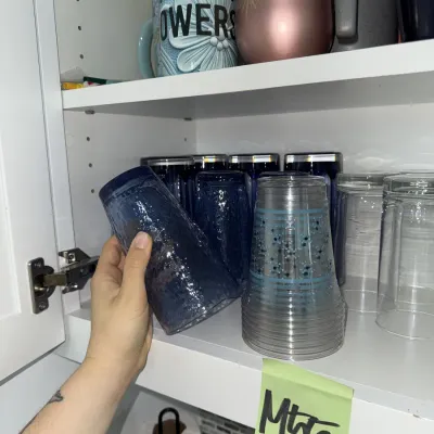 Sale Photo Thumbnail #557: Clear glasses are glass, others plastic