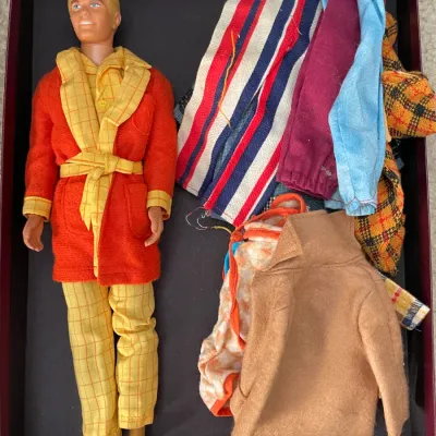 Sale Photo Thumbnail #223: Vintage 1970s Ken doll with wardrobe