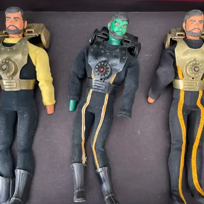 Sale Photo Thumbnail #221: Vintage 1977 Super Joe action figures, including Luminos