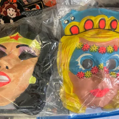 Sale Photo Thumbnail #26: More vintage Collegeville Halloween masks