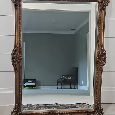 Vintage Ornate Wall Mirror 