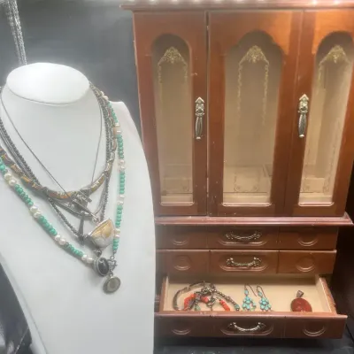Vintage 925 & 950 Jewelry Variety & Jewelry Box
